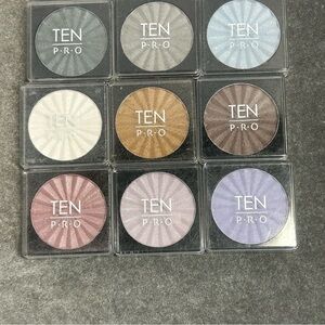 Ten pro neutral shade eyeshadow bundles never used